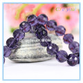 Round beads crystal glass wedding decore beads in china